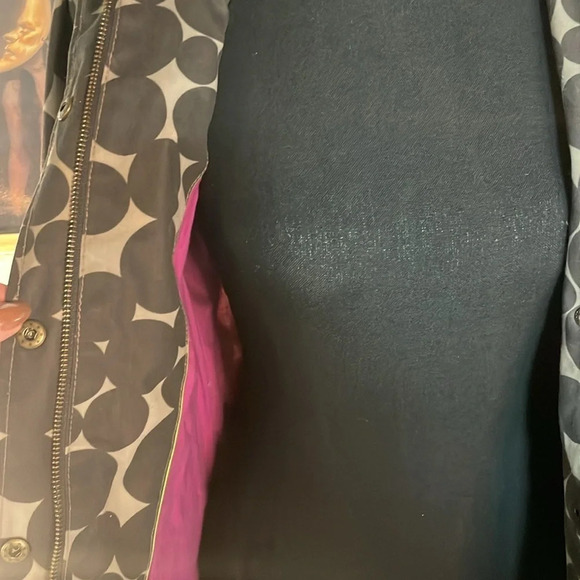 Boden waxed cotton utility jacket with tie waist size 6 - Picture 6 of 10